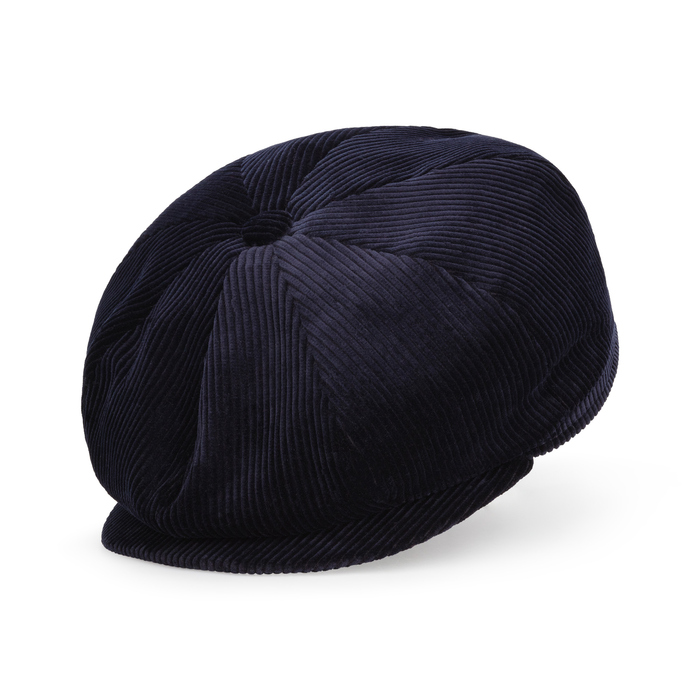 Navy Corduroy Baker Boy Beggars Run